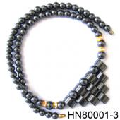 Hematite Teeths Pendant Beads Stone Chain Choker Fashion Women Necklace